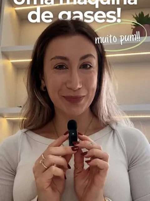Mariana falando em uma publicação bem-humorada sobre alimentação.