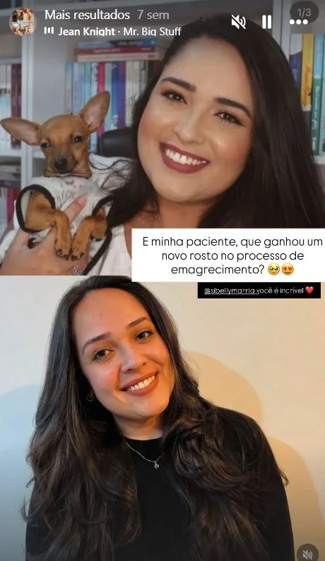 Registro 4 de resultado compartilhado por paciente de Mariana Sander.
