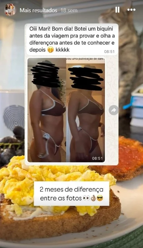 Registro 6 de resultado compartilhado por paciente de Mariana Sander.