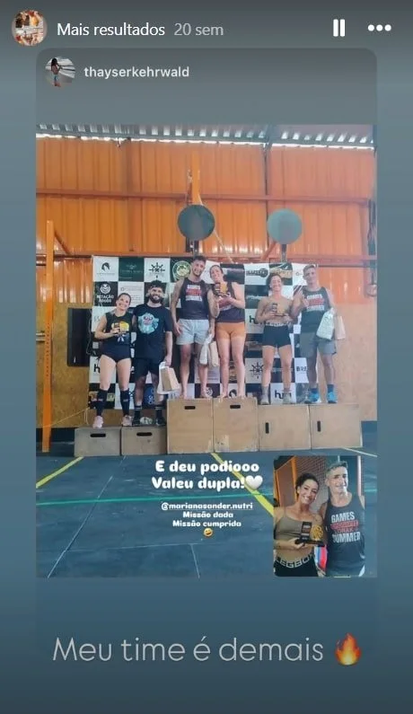 Registro 8 de resultado compartilhado por paciente de Mariana Sander.